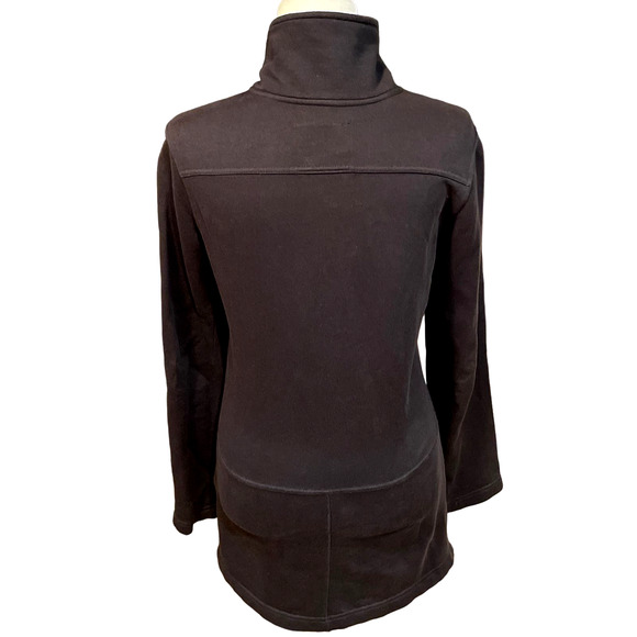 prAna Tori Double Breasted High Collar Charcoal Military Style Jacket - Picture 7 of 13
